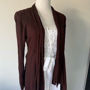 Dressbarn Deep Red Knit Top